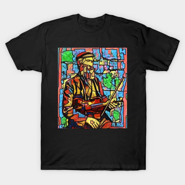 The Glass Fiddler T-Shirt by DeaglanStudio